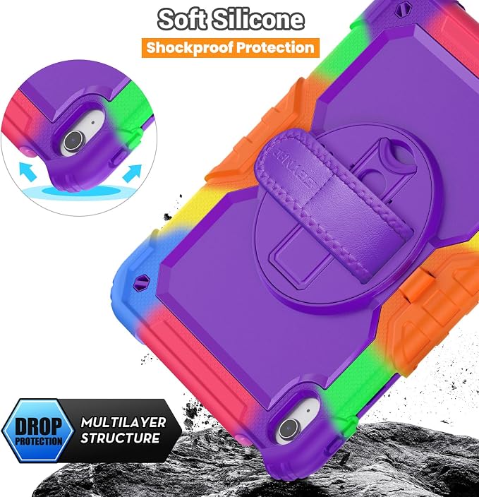 SEYMAC Case for iPad 11th/10th Generation 2025/2022, Heavy Duty Full-Body - Image 7