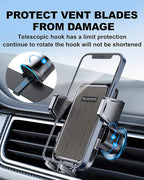 Car Phone Holder Mount for Air Vent, 360° Adjustable Vent Clip, Compatible - Image 8
