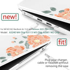 TWOLSKOO Compatible with M4 MacBook Air 13.6 inch Case 2025-2022 Release M4 - Image 2