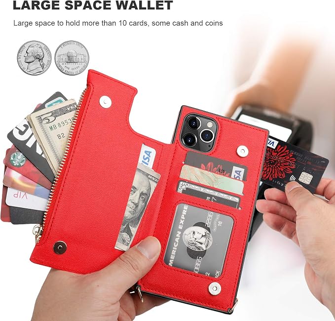 Bocasal Crossbody Wallet Case for iPhone 11 Pro Max - Image 4