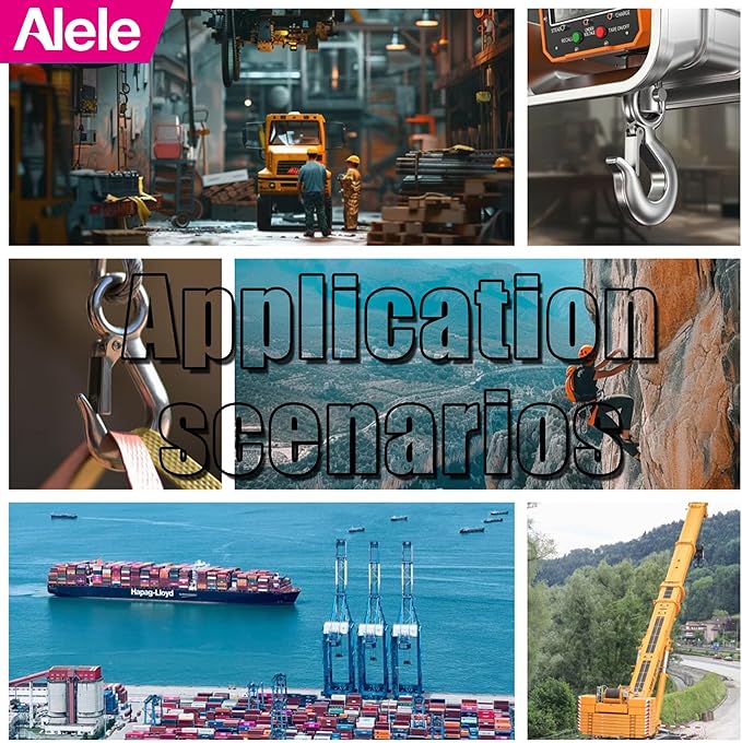 Alele 2Pack Grab Hooks, Slip Hooks, Stainless Steel Lifting Hook Rigging - Image 6