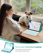 Folio Keyboard Case for iPad 10th Gen 10.9 inch and iPad 11th, Magnetic - Image 9