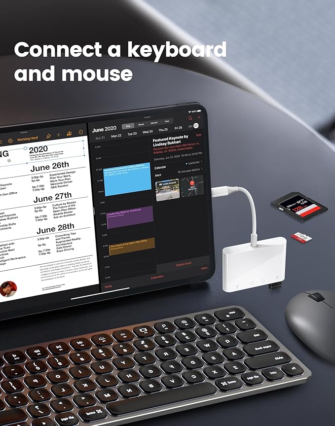 USB C SD Card Reader, Type C 4-Slots Memory Card Adapter - Image 7