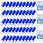 Hoteam 50 Pack USB 2.0 Flash Drives Bulk Blue Portable Thumb Drive by Hoteam