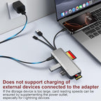 8in1 SD Card Reader, Aluminum Multi Memory Card Carrying Box - Image 6