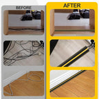 Floor Cord Cover 6.5Ft Heavy Duty PVC Floor Cable Protector Electric Cord Hider - Image 4
