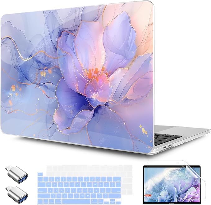 TWOLSKOO Compatible with MacBook Pro 13 inch Case 2023-2016 A2338 M2/M1 A2251 by TWOLSKOO