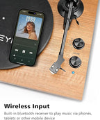 Record Player Vinyl Bluetooth Turntable - Image 5