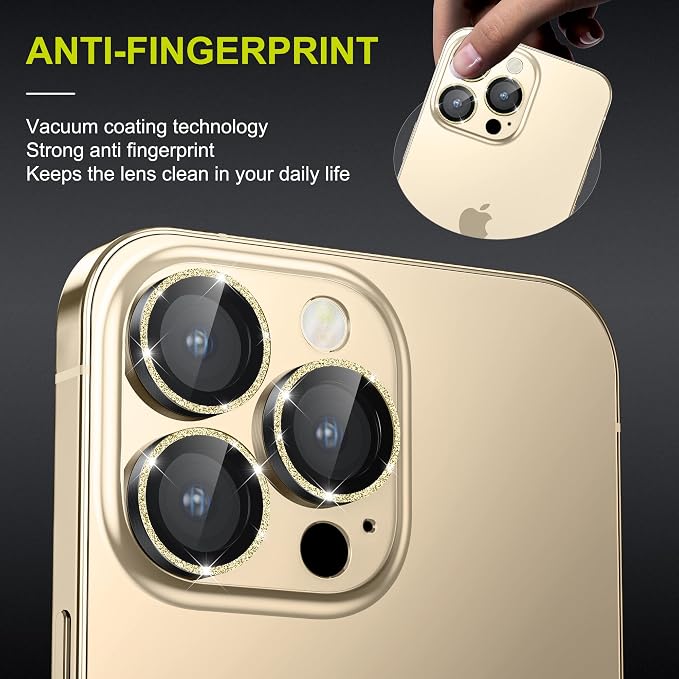 WSKEN for iPhone 14 Pro/iPhone 14 Pro Max Camera Lens Protector, HD Tempered - Image 4