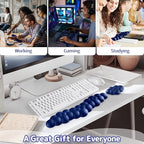 Cloud Wrist Rest for Keyboard and Mouse, Memory Foam PU Leather Keyboard Wrist - Image 6