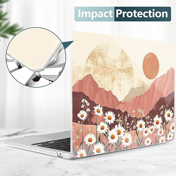 TWOLSKOO Compatible with M4 MacBook Air 15 inch Case 2025-2023 Released Model - Image 6