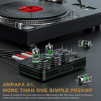 A1 Vacuum Tube Phono Preamp, Headphone Amp, Hi-Fi Audiophile Preamplifier - Image 2