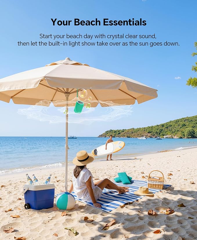 Portable Bluetooth Speaker Beach Essentials: Powerful Crystal Clear - Image 7