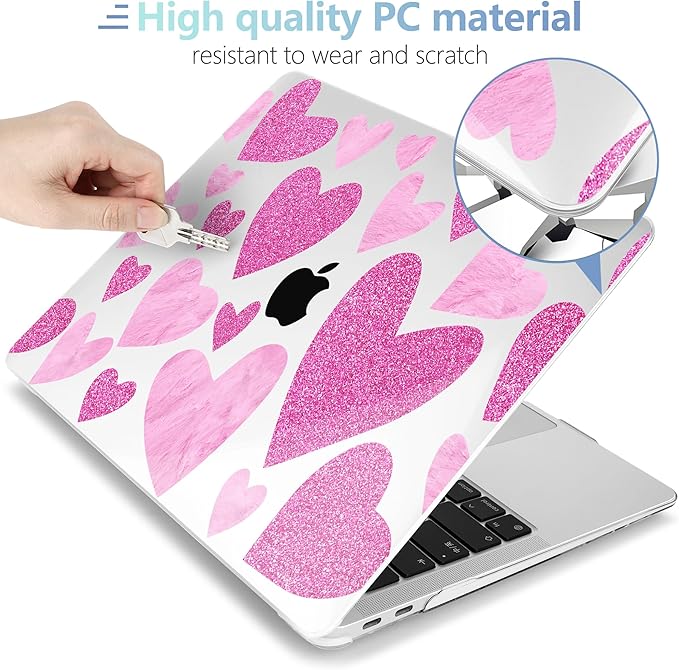 MEEgoodo for MacBook Air 13 inch Case 2021 2020 2019 2018 Released A2337 M1 - Image 3