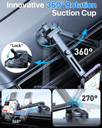 YRU Car Phone Holder Mount, Dashboard Cell Phone Holder - Image 6