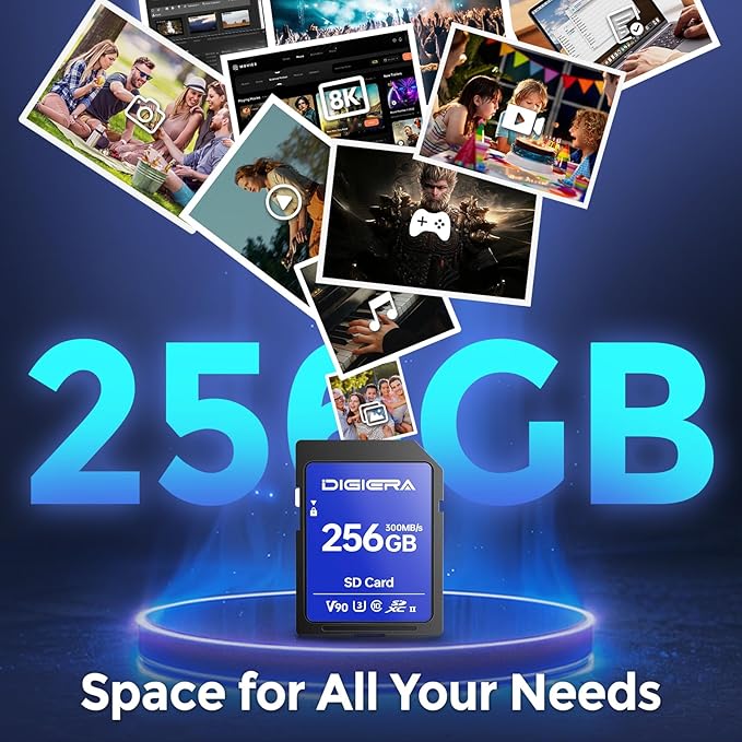 256GB LSU200 SDXC UHS-II Memory Card - Image 3