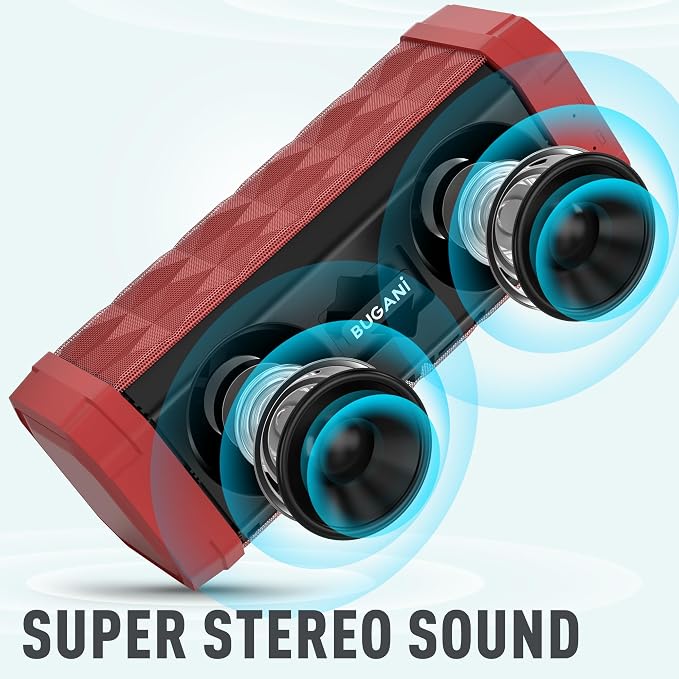 BUGANI Bluetooth Speaker Portable Wireless Speaker, 100ft Wireless Range - Image 2