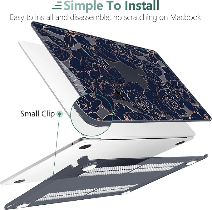 TWOLSKOO for M4 MacBook Air 13.6 inch Case 2025-2022 Release M4 A3240 M3 A3113 - Image 3
