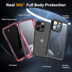 for iPhone 16 Pro Case Waterproof, Built-in Privacy Screen & HD Screen Double - Image 2