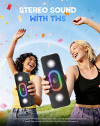 OHAYO Bluetooth Speaker, Wireless Portable Outdoor Speakers, Bold Sound and - Image 3