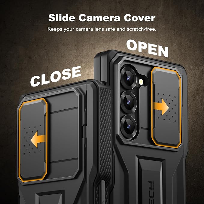 TONGATE for Z Fold 6 Case, Full-Body Military Drop Phone Case for Samsung - Image 3