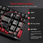RK ROYAL KLUDGE RK98 Gaming Keyboard, Wireless Mechanical Keyboard 100 Keys - Image 5