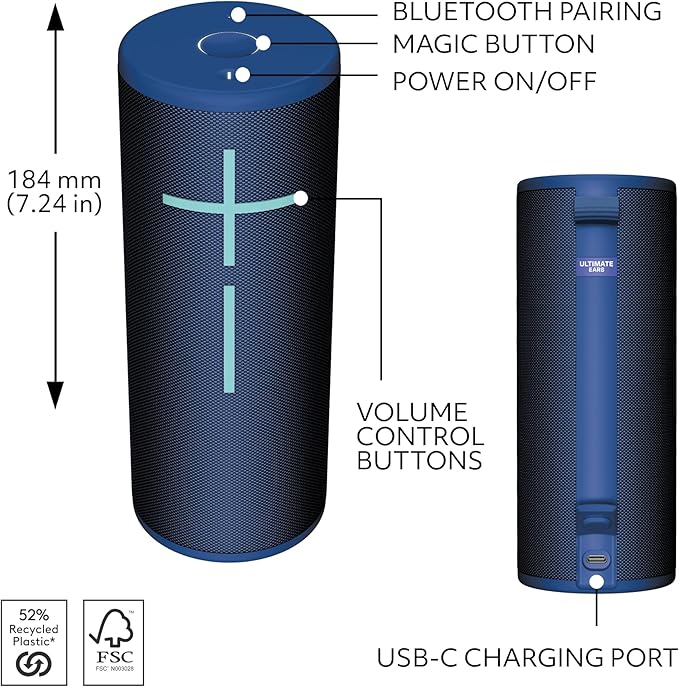 Ultimate Ears Boom 4 Portable Waterproof Bluetooth Speaker - Image 6