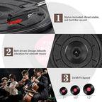 Record Player for Vinyl with 30W Speakers Upgraded，3-Speed can Play - Image 4