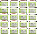 HQRP 20-Pack Cordless Phone Battery Compatible by HQRP
