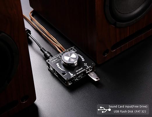 Mini Bluetooth Amplifier 50W+50W Dual Channel Stereo Power Output, DC 12V - Image 4