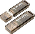 INLAND Micro Center Super Speed 2 Pack 32GB USB 3.0/USB3.1 Gen1 Flash Drive Gum by INLAND