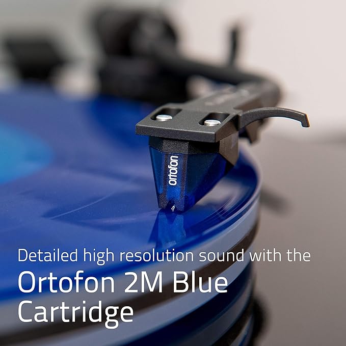 Fluance RT85 Turntable with Ortofon Cartridge, Acrylic Platter, Speed Control - Image 2