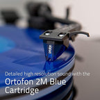 Fluance RT85 Turntable with Ortofon Cartridge, Acrylic Platter, Speed Control - Image 2