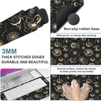 Gaming Desk Pad Large Extra Length Clouds, Moon and Sun Mouse Pad Keyboard - Image 2