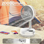 20000mAh Battery Operated Camping Fan - Image 2