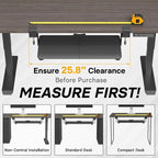 BONTEC KMT01-PJ Under Desk Keyboard Tray, Pull-Out Keyboard & Mouse Platform - Image 4