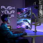 ARES WING Dual Monitor Arm Desk Mount - Image 8