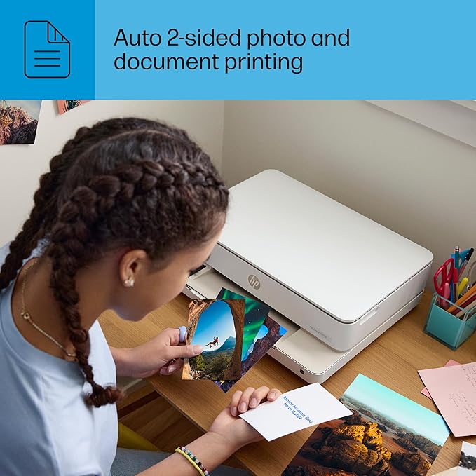 HP Envy 6155e Wireless All-in-One Color Inkjet Printer, Duplex Printing - Image 13