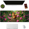 Squirrel Gaming Mouse Pad Extended Desk Computer Keyboard Laptop Mouse Pads by Unknown