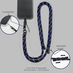 Adjustable Cell Phone Lanyard Crossbody Smartphone Strap Soft Rope Phone Lanyard - Image 6