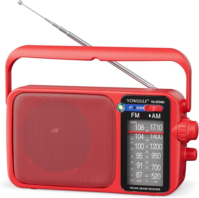 YOWGULF AM FM Radio with Best Reception, Battery Operated Radios or AC Power by YOWGULFAMFMRADIO