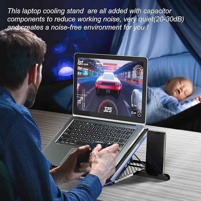ICE COOREL Laptop Cooling Pad - Image 6