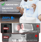 AboveTEK Tablet Pillow Stand for Bed, Hands-Free 360° Adjustable iPad Pillow - Image 7