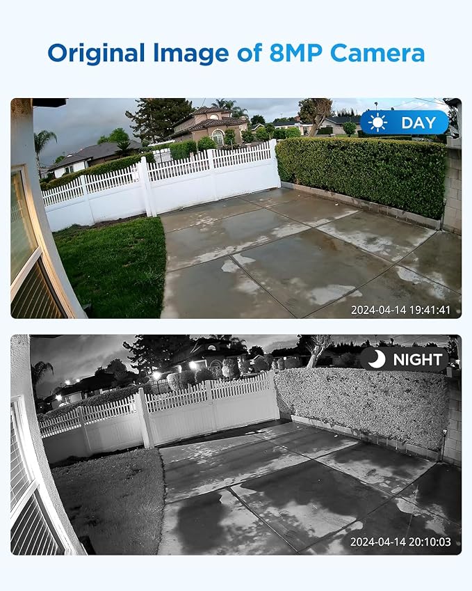 4COVR PoE Security Camera System 4K AI Human Vehicle Detection, 8CH 4K H.265 - Image 2