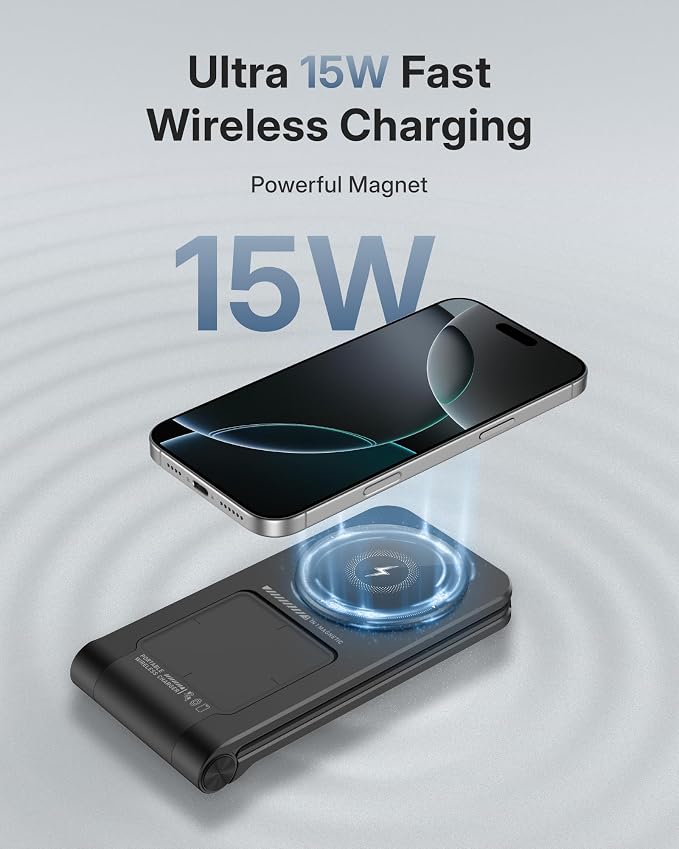 3 in 1 Charging Station for Apple Devices, Magnetic Wireless Charger Stand - Image 2