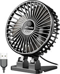 JZCreater USB Desk Fan, Mini Portable, 3 Speeds Desktop Table Cooling, Plug in by JZCreater