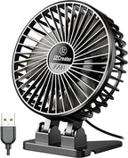 JZCreater USB Desk Fan, Mini Portable, 3 Speeds - Image 7