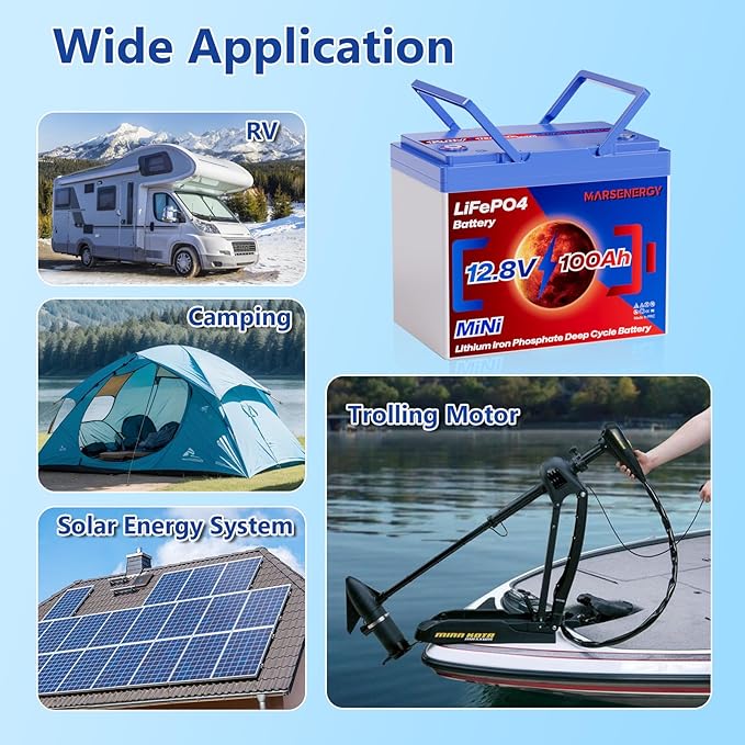 12V 100Ah Lifepo4 Battery, Bci Group 24, Built-In 100A Smart BMS, 4500 To 15000 - Image 7
