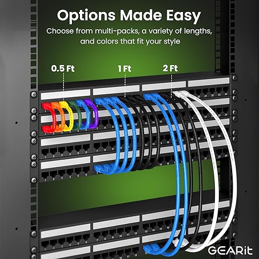 GearIT Cat 6 Ethernet Cable Cat6 Network Patch, Snagless Cord, Internet - Image 8