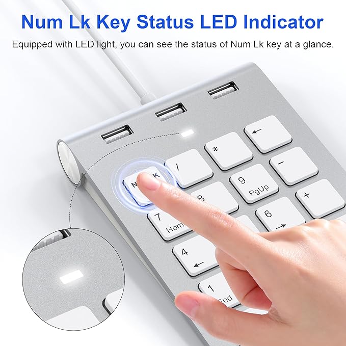 Wired USB C/A Number Pad - Image 5